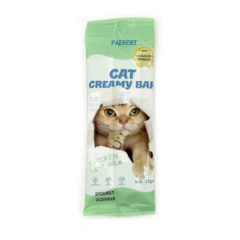 Factory Direct Sales Pet Snacks Cat Food Wet Food Cat Creamy Bar Cat Treats Snacks Strips