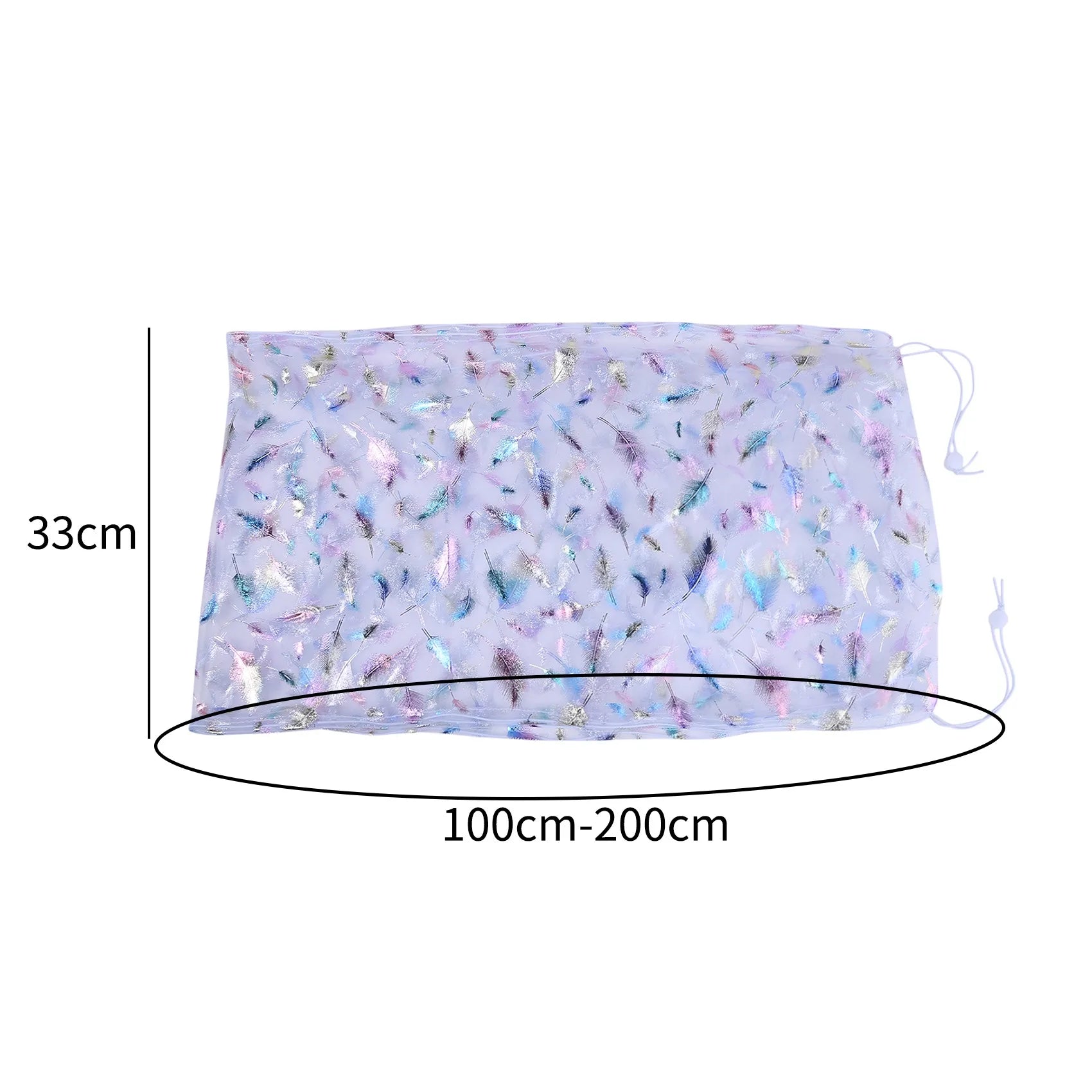 Bird Cage Cover Dustproof Birdseed Net Seed Catcher Nylon Mesh Birdseed Net Guard for Bird Cage Stars /Solid Color