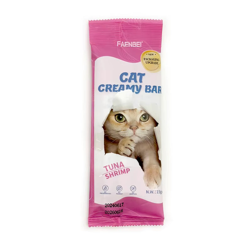 Factory Direct Sales Pet Snacks Cat Food Wet Food Cat Creamy Bar Cat Treats Snacks Strips