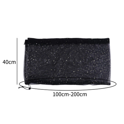 Bird Cage Cover Dustproof Birdseed Net Seed Catcher Nylon Mesh Birdseed Net Guard for Bird Cage Stars /Solid Color