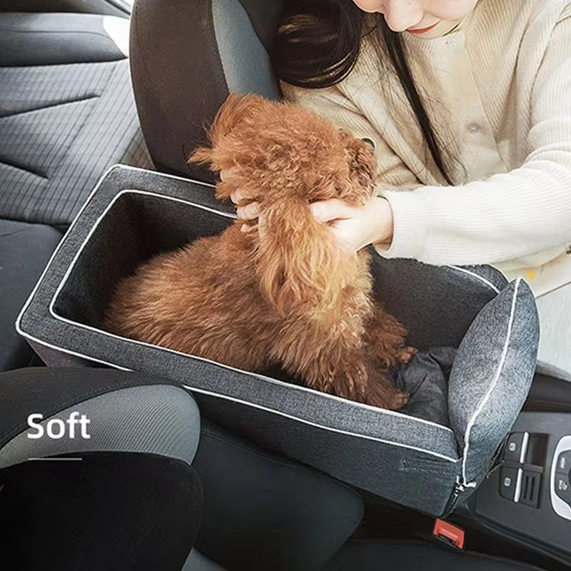 Car Central Dog Seat Bed Portable Small Dogs and Cats Carriersafety Travel Bag Accessories Dropshipping No Package