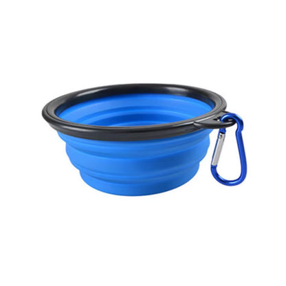 Portable Pet Food Bowl Durable TPR Bowl Cat and Dog Food Pet Silicone Collapsible Bowl Portable Travel Outdoor Water Food Bowl