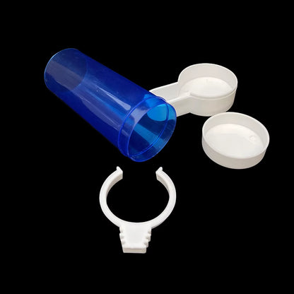 Pet Bird Automatic Drinker Feeder Blue Bird Feeder Bird Cage Parrot Feeding Tool Automatic Feeder Bowls and Drinkers 1 Pcs