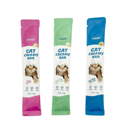 Factory Direct Sales Pet Snacks Cat Food Wet Food Cat Creamy Bar Cat Treats Snacks Strips