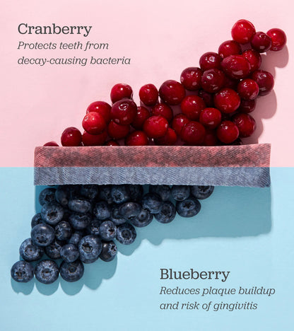 Long Lasting Dental Yak Chews - Cranberry and Blueberry Yak Chews for Dogs