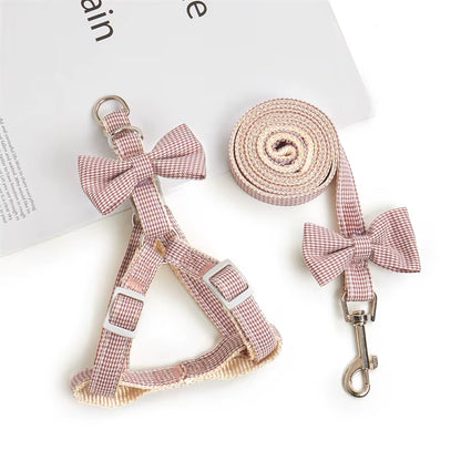 Adjustable Pet Harness for Small Dogs Cats Dog Harness and Leash Set Cute Starfish Kitten Puppy Harness