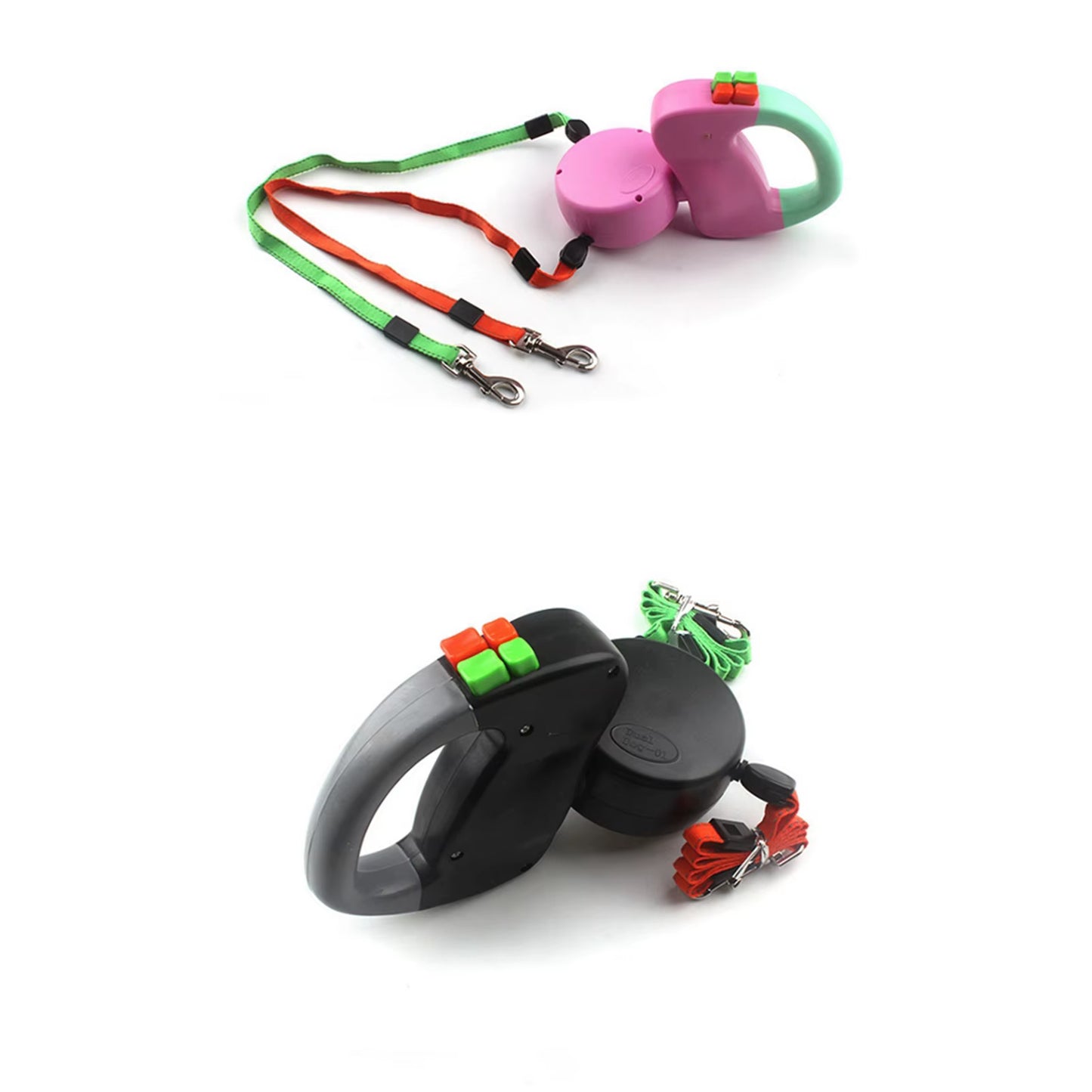 3M Dual Leash Pet Retractable Automatic Winding Rope Dogs Walking Traction Leash Accessory