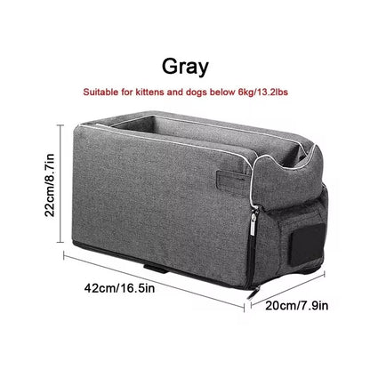 Car Central Dog Seat Bed Portable Small Dogs and Cats Carriersafety Travel Bag Accessories Dropshipping No Package