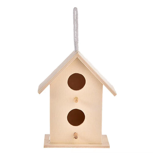 DIY Bird House Outdoor Hanging Bird Nest Home Decoration Gardening Decoration #BW