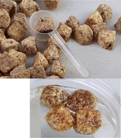 Fish Food Red Blood Warm Brine Shrimp Dry Vacuum Freeze-Dried Artemia Salina Tropical Aquarium Small Fish Feed