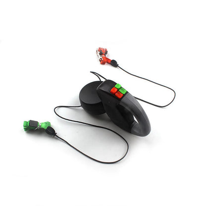 3M Dual Leash Pet Retractable Automatic Winding Rope Dogs Walking Traction Leash Accessory